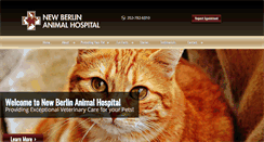 Desktop Screenshot of newberlinanimalhospital.com